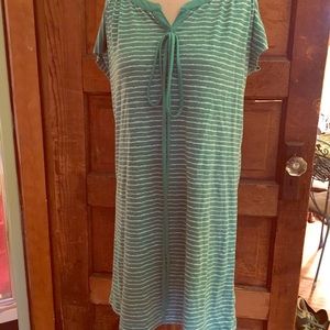 Striped night shirt